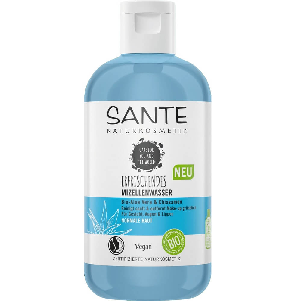 Gel nettoyant visage à l'aloe vera et aux graines de chia eco 100 ml - SANTE