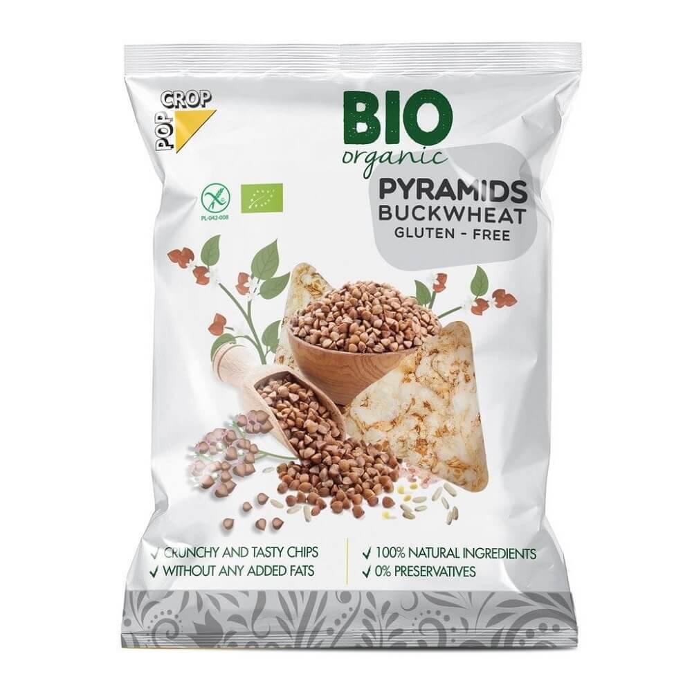 Pyramides de sarrasin BIO sans gluten 25 g - POPCROP