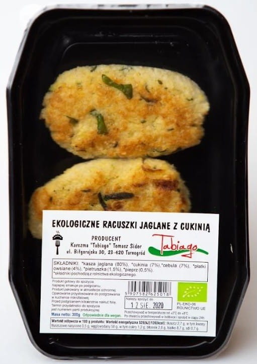 Galettes de millet aux courgettes BIO 300 g - KARCZMA TABIAGO