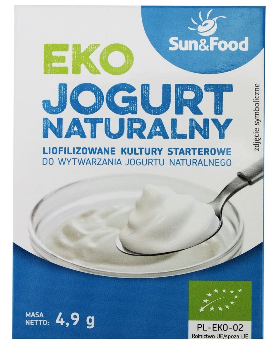 Cultures starter lyophilisées pour yaourt BIO 49 g - SUN & FOOD