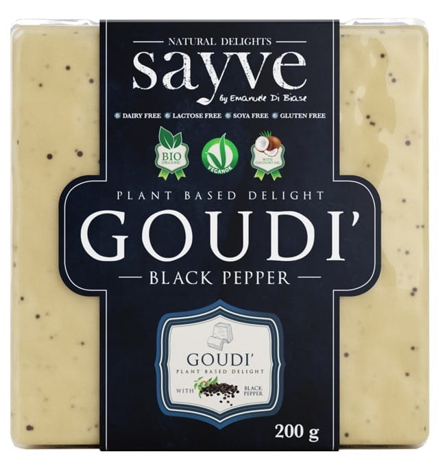 Produit végétalien aux pois chiches, arrow-root et poivre noir, sans lactose sans gluten BIO 200 g - SAYVE