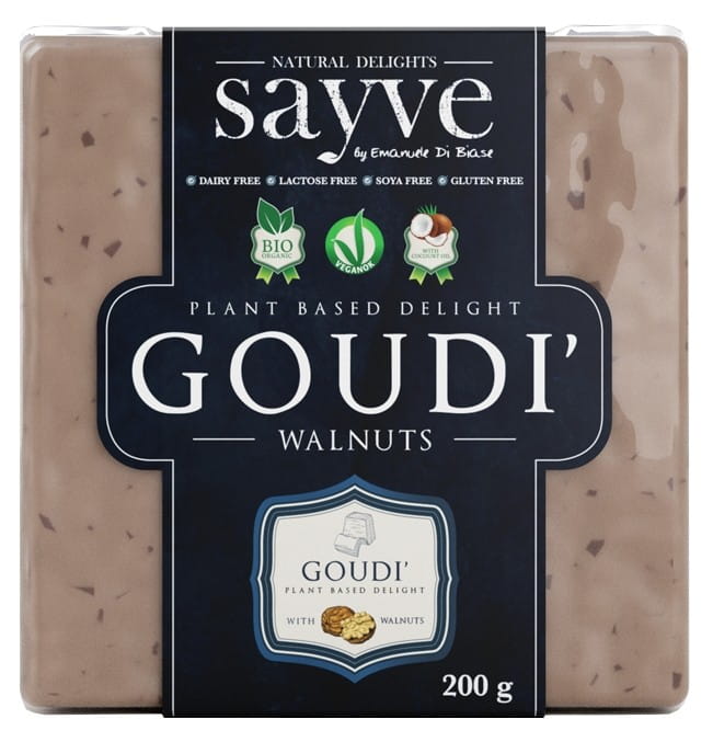 Produit végétalien aux pois chiches, arrow-root et noix, sans lactose sans gluten BIO 200 g - SAYVE