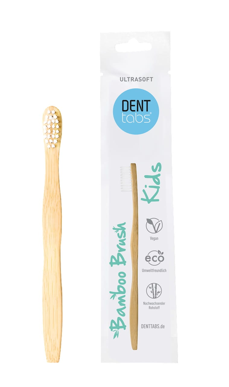Brosse à dents pour enfant en bambou ultra-doux - DENT TABS