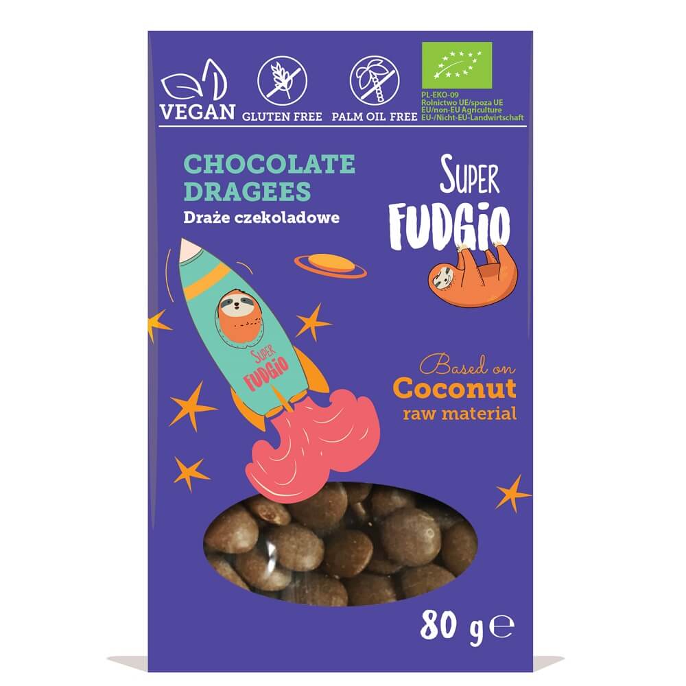 Dragées au chocolat BIO 80 g SUPER FUDGIO