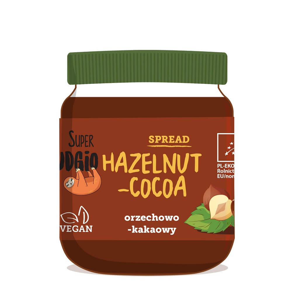 Crème de noix et cacao sans gluten BIO 190 g SUPER FUDGIO