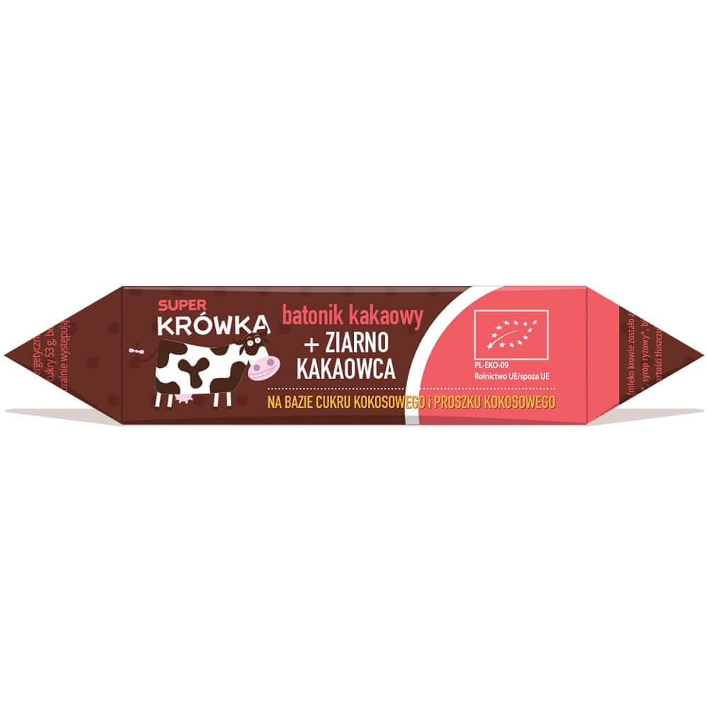 Barre toffee aux fèves de cacao BIO 30 g SUPER Fudge