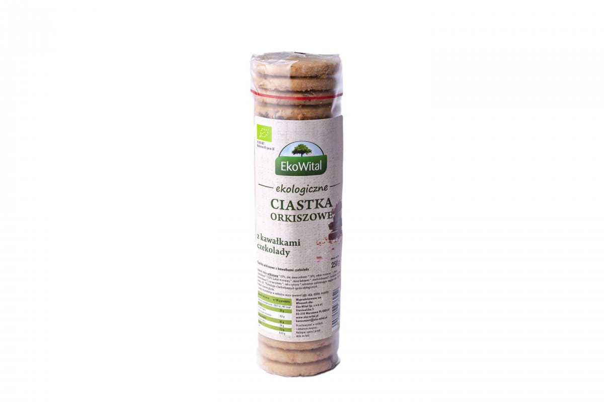 Galettes d'épeautre complet aux morceaux de chocolat BIO 250 g EKOWITAL