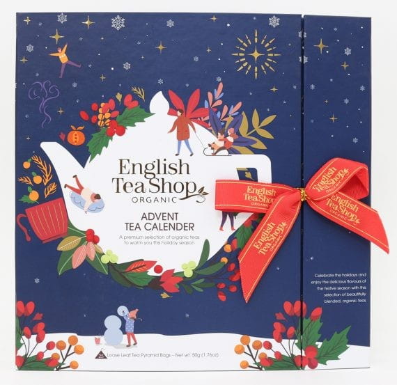 Service à thé de Noël Calendrier de l'Avent (25x2) BIO 50 g ENGLISH TEA SHOP
