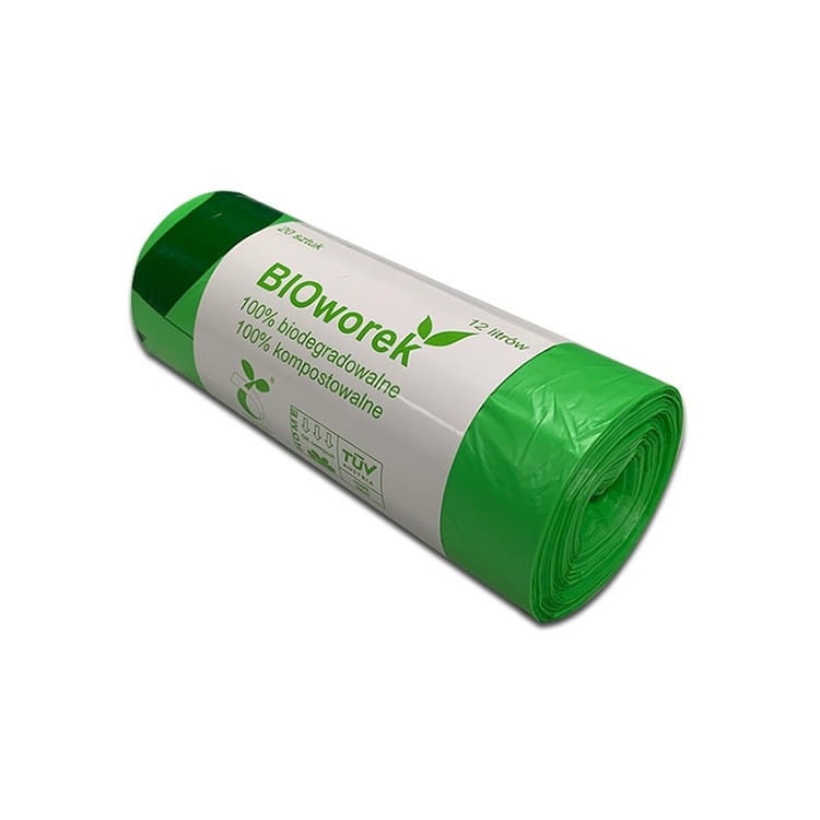 Sacs poubelles BIO 12 L 20 pcs (compostables et biodégradables) - BIOWBAG