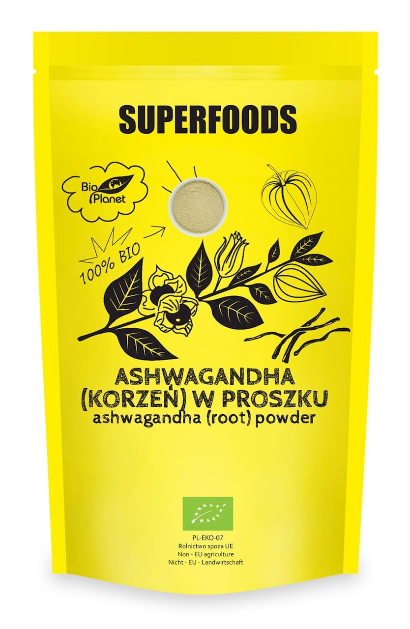 Ashwagandha (racine) poudre BIO 150 g - BIO PLANET
