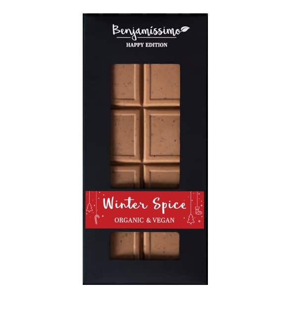 Chocolat végétalien aux épices d'hiver BIO 60 g