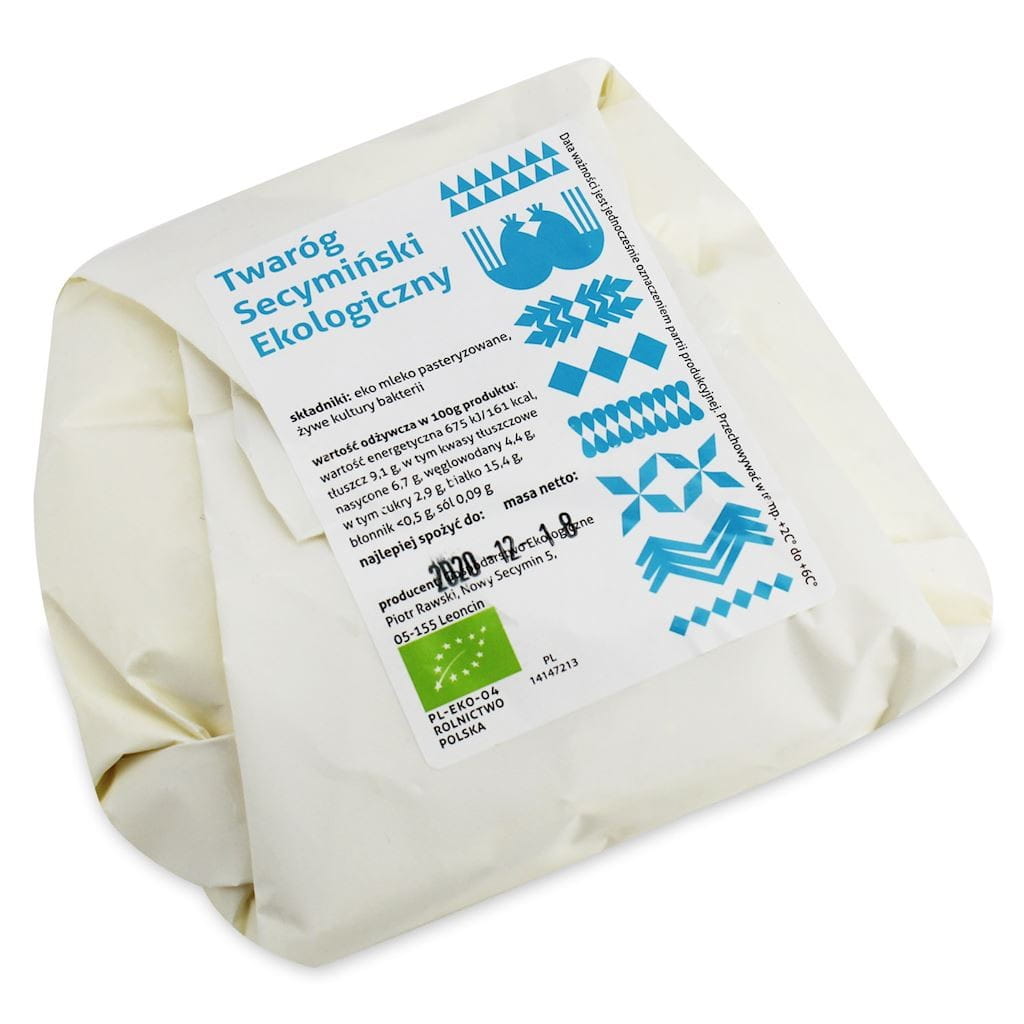 Fromage blanc entier Secymin BIO (environ 300 g) - ZIEMBIŃSKI