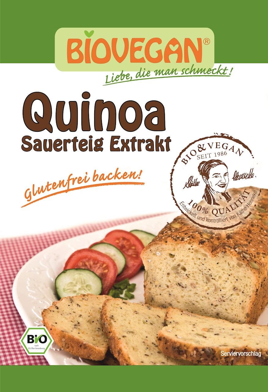 Levain en poudre de quinoa sans gluten BIO 20 g - BIO VEGAN