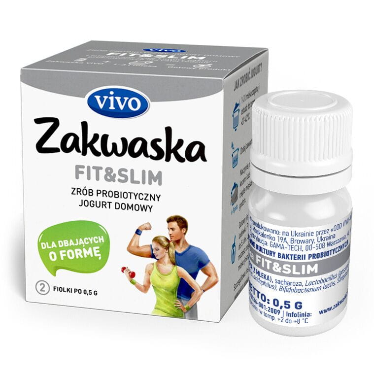 Fit & slim Yaourt maison cultures bactériennes vivantes Paquet probiotique 2 x 05g SOURCES VIVO