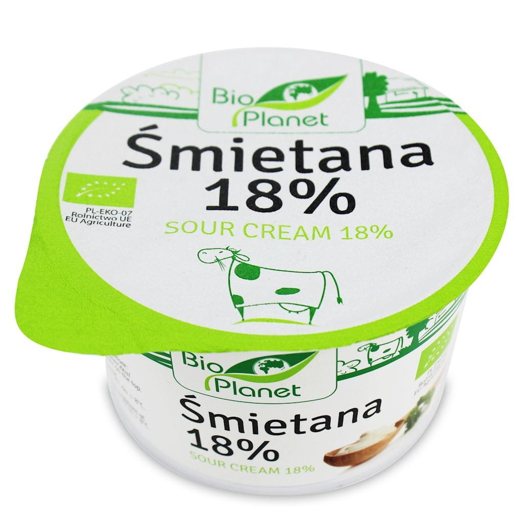 Crème 18% BIO 200 g - BIO PLANET