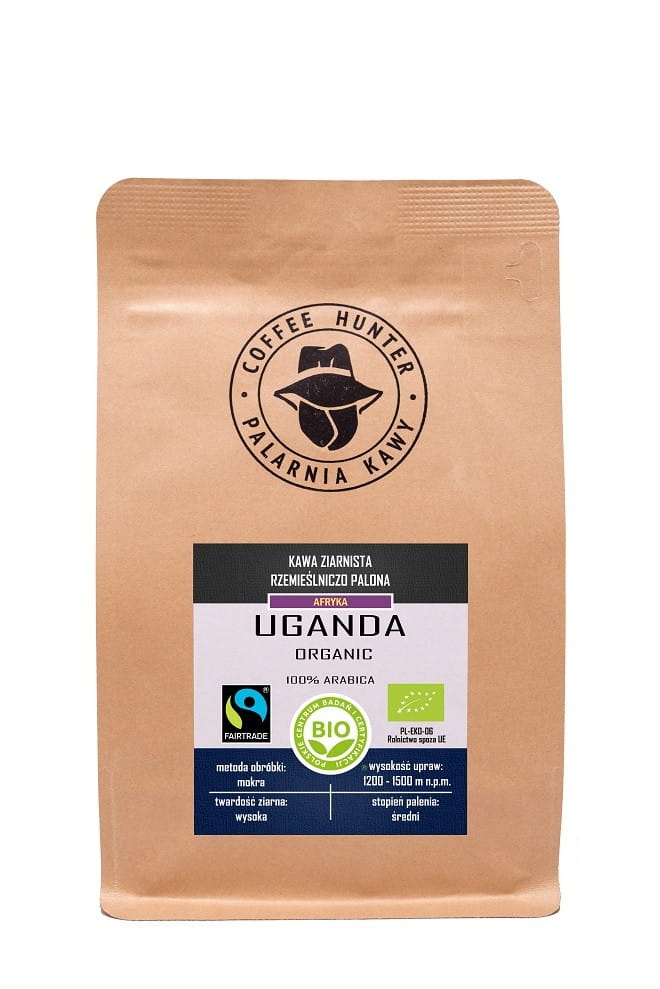 Café arabica en grains 100% ouganda commerce équitable BIO 250 g - COFFEE HUNTER