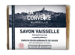 Savon vaisselle de Marseille au bicarbonate de soude eco 200 g - LA CORVETTE