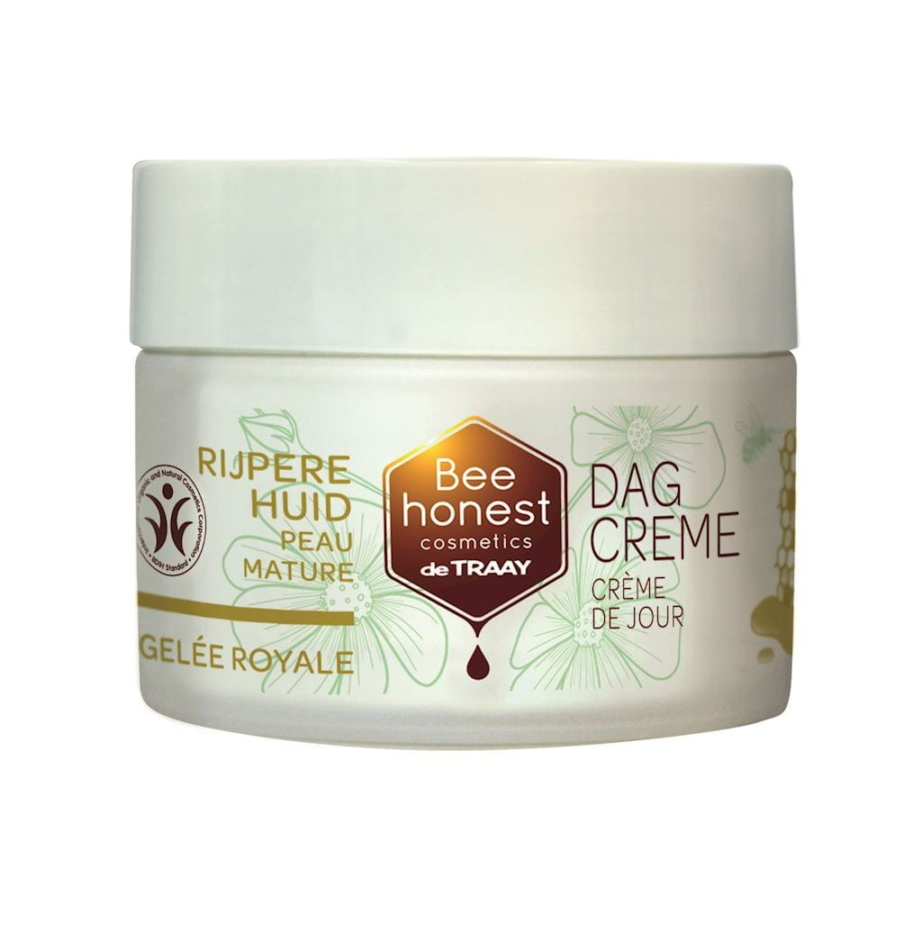 Crème de jour visage à la gelée royale, peaux matures eco 50 ml - BEE HONEST