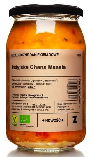 Chana masala BIO 900 ml - ACIDITÉ