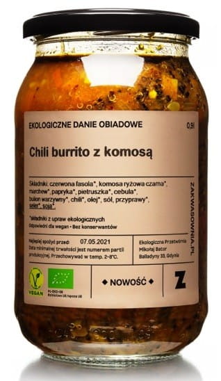 Burrito mexicain au piment BIO 900 ml - ACIDITÉ