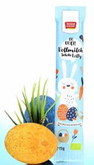 Sucette lièvre chocolat au lait 15 g ROSENGARTEN