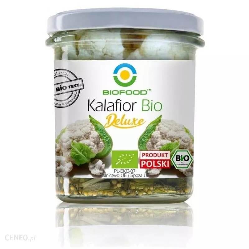 Chou-fleur en saumure deluxe BIO 340 g (220 g) - BIO FOOD