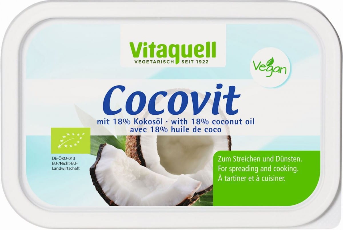 Margarine coco cocovit BIO 250 g - VITAQUELL