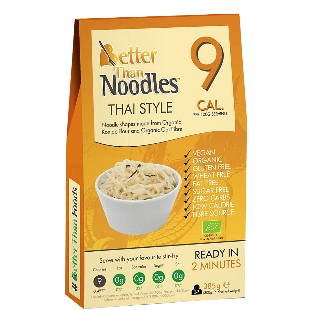 Pâtes konjac style thaïlandais sans gluten BIO 385 g - BETTER THAN FOODS