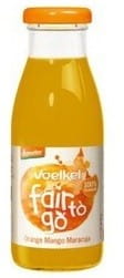 Smoothie orange - mangue - fruit de la passion BIO 250 ml - VOELKEL