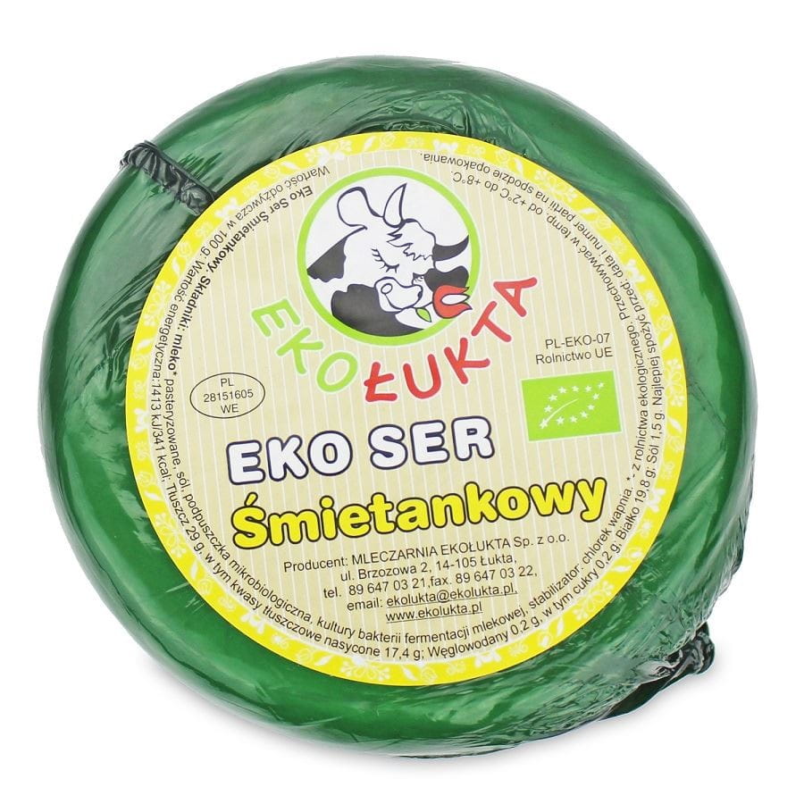Bloc BIO de fromage à la crème de présure jaune (environ 125 kg) - EKO ŁUKTA