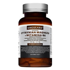 Citrate de magnésium 120 MG + vitamine B6 07 MG 120 comprimés SINGULARIS