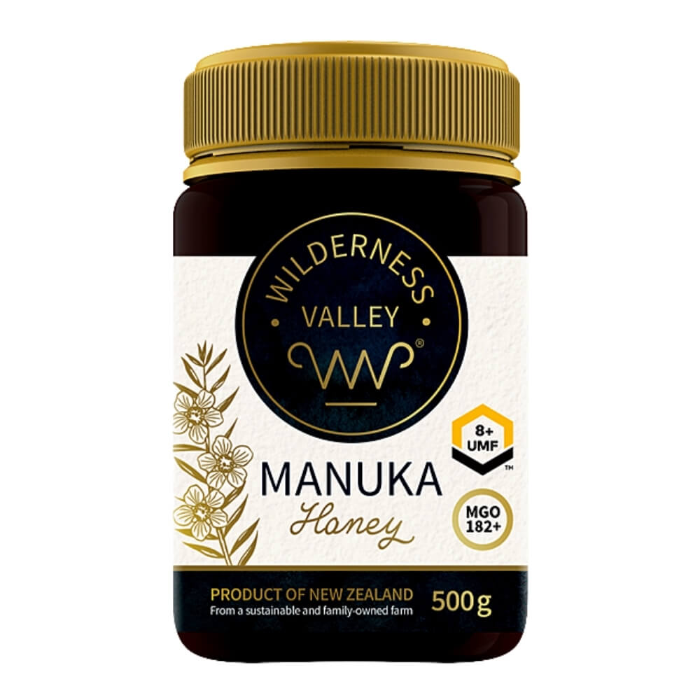 Miel de Manuka UMF 8 + MGO 180 + 500 g WILDERNESS VALLEY EKOWITAL