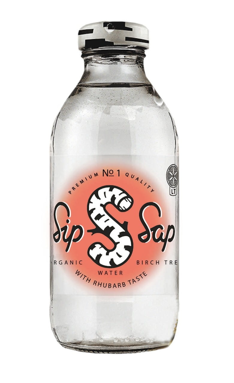 Jus de bouleau saveur rhubarbe sans gluten BIO 330 ml - SIPSAP