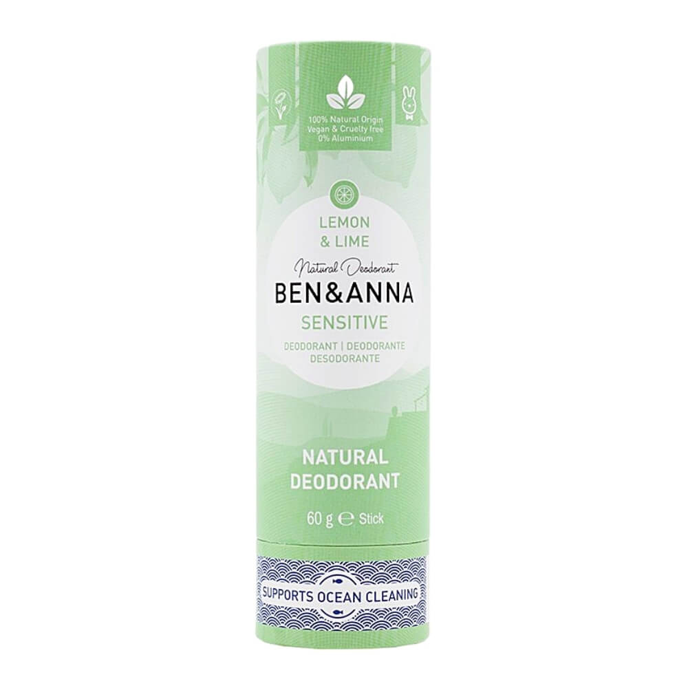 Déodorant stick sans soda citron & citron vert eco sensible 60 g - BEN & ANNA