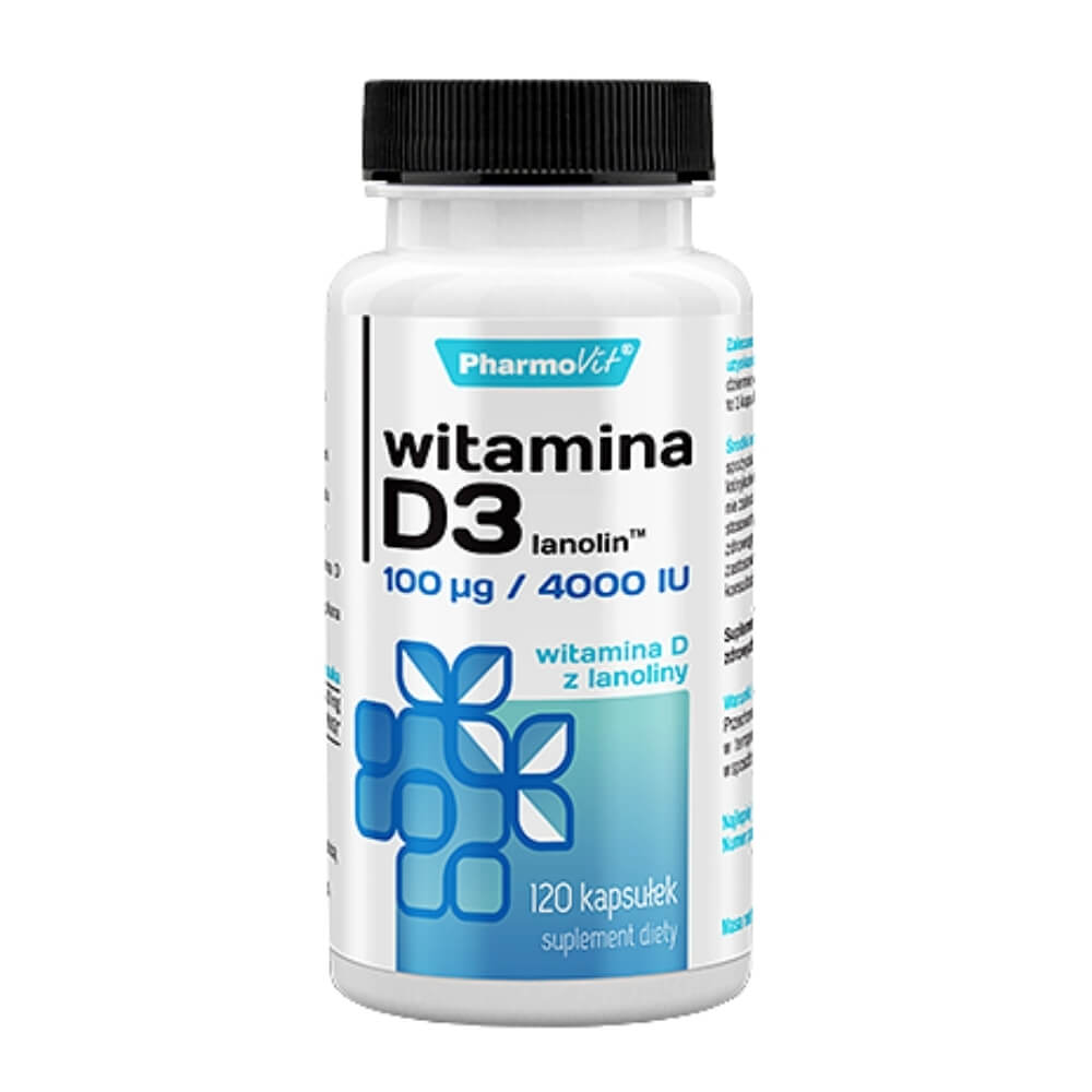 Vitamine D3 100 µg / 4000iu 120 gélules PHARMOVIT