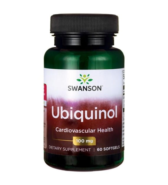 Coenzyme active Q10 kaneka 100mg ubiquinol ubiquinol 60 gélules SWANSON
