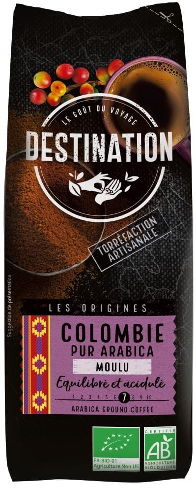 Café moulu 100% Arabica Colombie 250g EKO DESTINATION