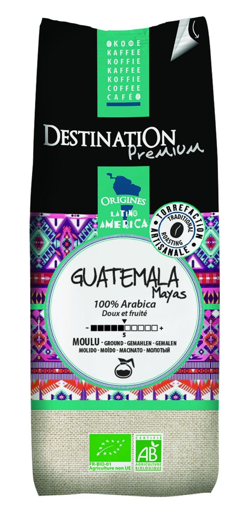 Café 100% Arabica, Guatemala, moulu 250g EKO DESTINATION
