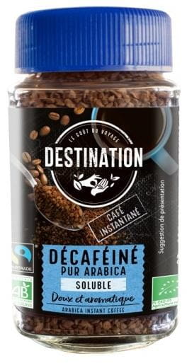 Café instantané sans caféine 100g commerce équitable EKO DESTINATION