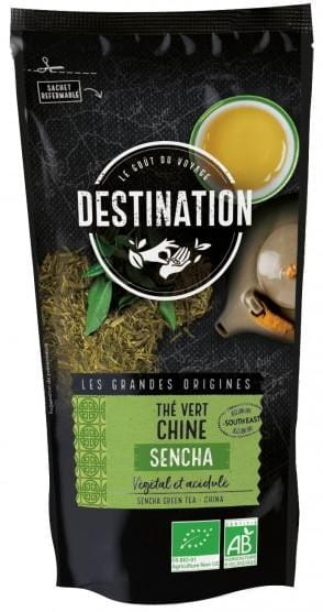 Thé vert sencha de Chine 80g ECO DESTINATION
