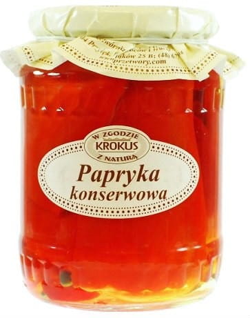 Poivrons en conserve 670g KROKUS