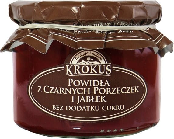 Confiture de cassis et pomme sans sucre 310g KROKUS