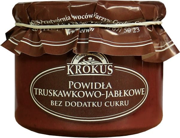 Confiture de fraises et pommes sans sucre 310g KROKUS