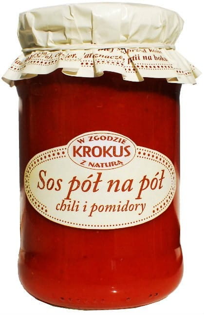 Sauce chili moitié-moitié et tomates 340g KROKUS