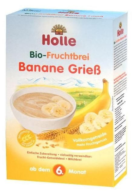 Bouillie de blé entier à la banane sans produits laitiers 250g EKO HOLLE