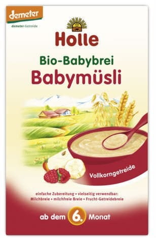 Muesli framboise-banane bouillie sans produits laitiers 250g EKO HOLLE