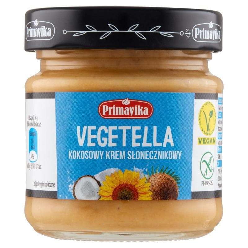 Crème de tournesol coco vegetella 160g PRIMAVIKA