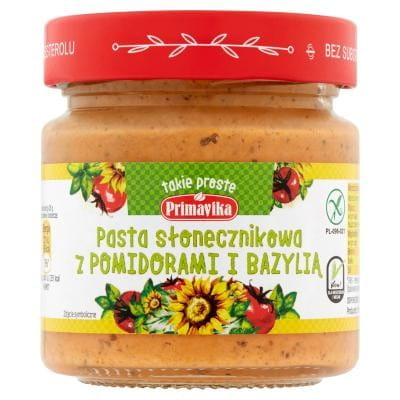 Pâte de tournesol aux tomates et basilic, sans gluten 160g PRIMAVIKA