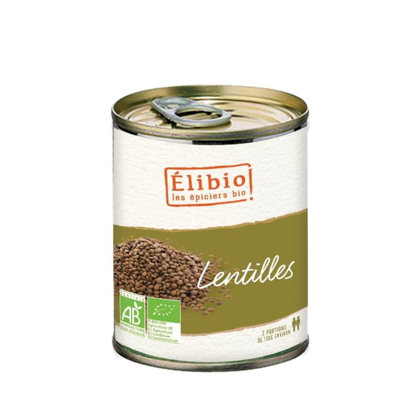 Lentilles en boîte 400g EKO ELIbio