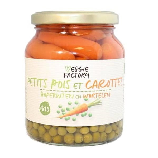 Petits pois aux carottes 350g EKO VEGGIE FACTORY